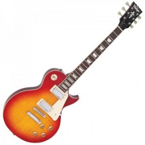 VINTAGE V100CS FLAME CHERRY SUNBURST