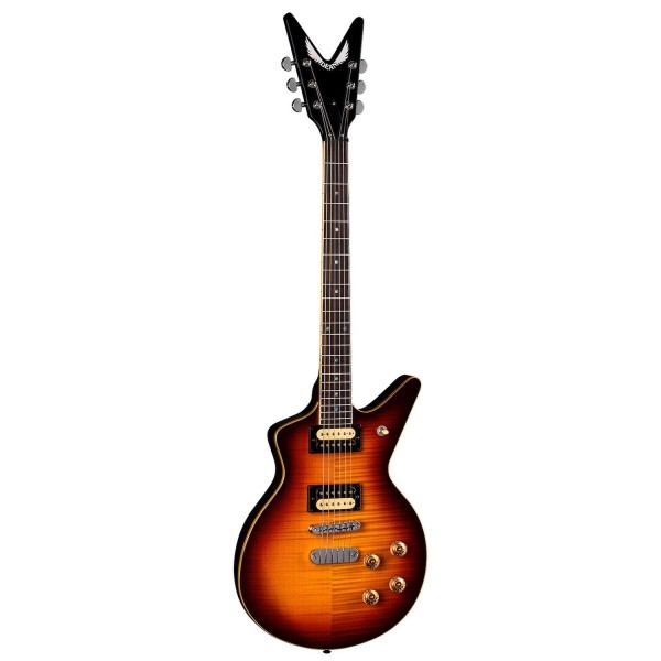 DEAN CADI 1980 FLAME MAPLE TRANS CHERRY SUNBURST