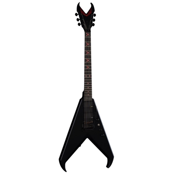 DEAN KERRY KING SIGNATURE V BLACK SATIN W/CASE