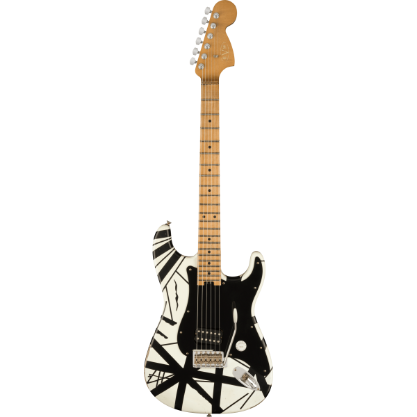 EVH ESTRIPED 78 ERUPTION WHT/BLK