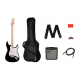 SQUIER SONIC STRATOCASTER PACK BLACK contenido