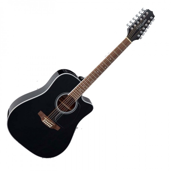 TAKAMINE GD38 E/A DREADNOUGHT CW 12 CUERDAS NEGRA 