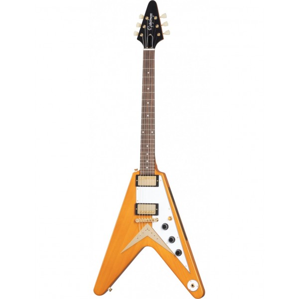 EPIPHONE KORINA FLYING V CON ESTUCHE AGED NATURAL