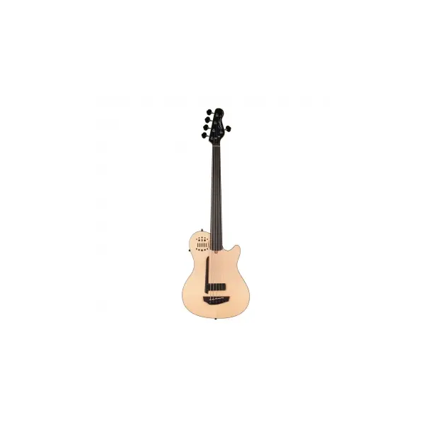 GODIN A5 Ultra Natural Fretless A/E with Bag Bajo semi-acústico