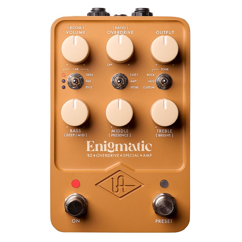 ギター UAFX Enigmatic 82' Overdrive Special Amp UNIVERSAL AUDIO UAFX ENIGMATIC '82 OVERDRIVE SPECIAL AMP