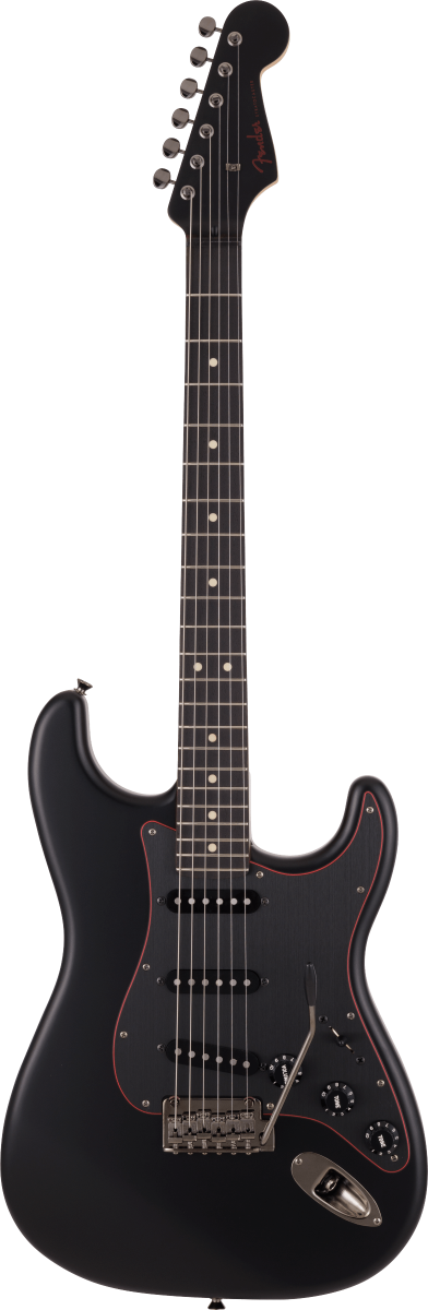 FENDER LTD HYBRID II STRAT RW NOIR BLK EC-22 - Ardemadrid-microFusa