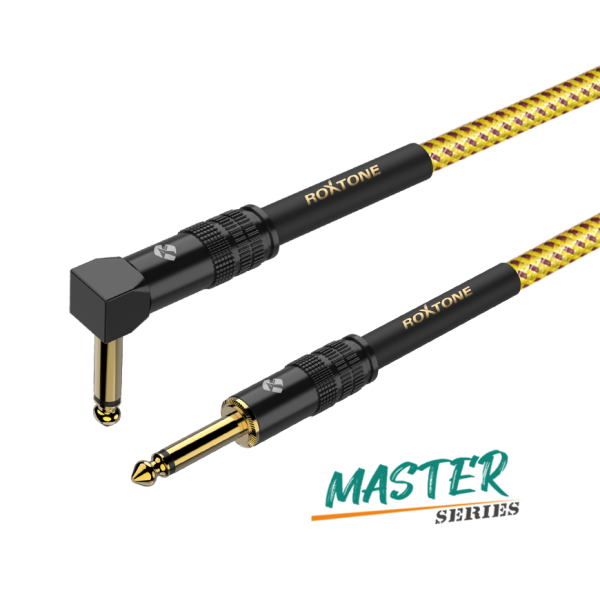 ROXTONE CABLE JACK JACK CODO 3M AMARILLO