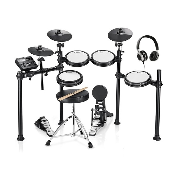 DONNER DED-200 5 Drums 3 Cymbals