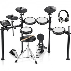 DONNER DED-200 5 Drums 3 Cymbals