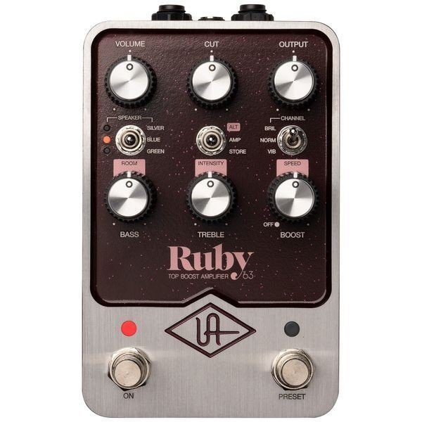 UNIVERSAL AUDIO UAFX RUBY '63 TOP BOOST AMPLIFIER