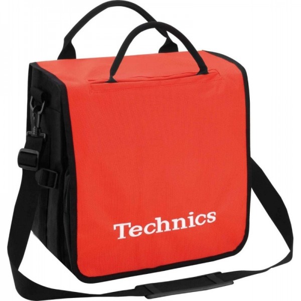 TECHNICS BACKBAG NARANJA/NEGRO MOCHILA VINILOS