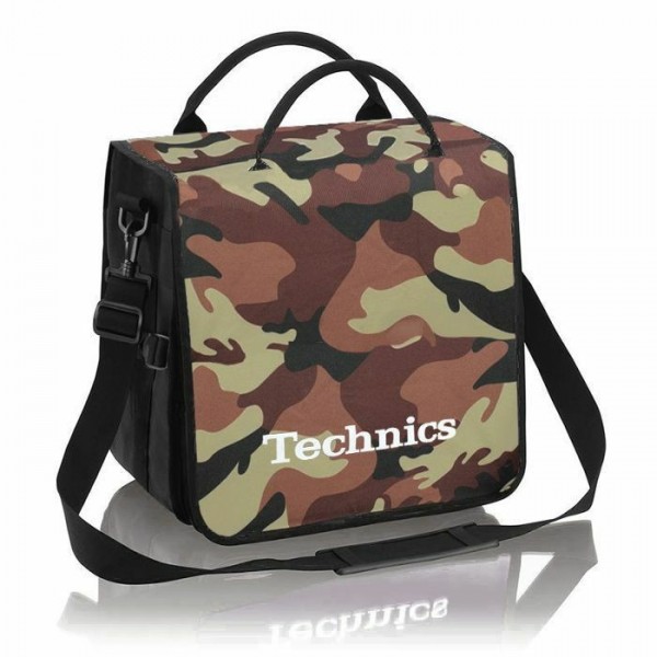 TECHNICS BACKBAG CAMUFLAJE MARRÓN - BLANCO