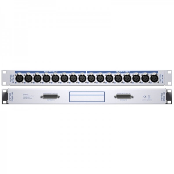 RME DTOX-16 I PANEL DE CONEXIONES