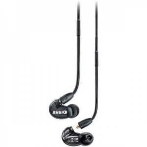 SHURE SE215 CON CABLE REMOVIBLE RMCE-UNI. MIC Y CONTROL. NEGRO
