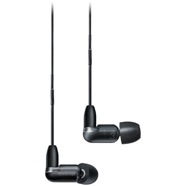 SHURE AONIC3 CON CABLE REMOVIBLE RMCE-UNI. MICRO Y CONTROL. NEGRO