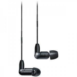 SHURE AONIC3 CON CABLE REMOVIBLE RMCE-UNI. MICRO Y CONTROL. NEGRO