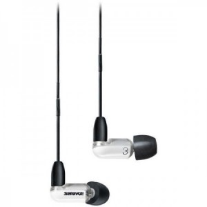 SHURE AONIC3 CON CABLE REMOVIBLE RMCE-UNI. MICRO Y CONTROL. BLANCO