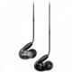 SHURE AONIC4 CON CABLE REMOVIBLE RMCE-UNI. MICRO Y CONTROL. NEGRO