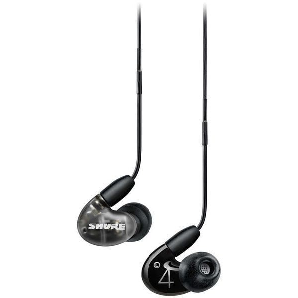SHURE AONIC4 CON CABLE REMOVIBLE RMCE-UNI. MICRO Y CONTROL. NEGRO