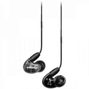 SHURE AONIC4 CON CABLE REMOVIBLE RMCE-UNI. MICRO Y CONTROL. NEGRO