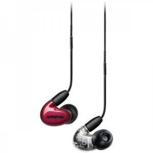 SHURE AONIC5 CON CABLE REMOVIBLE RMCE-UNI. MICRO Y CONTROL. ROJO
