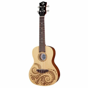 LUNA UKE TATTOO SPRUCE CONCERT CON FUNDA
