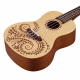 LUNA UKE TATTOO SPRUCE CONCERT CON FUNDA