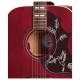 GIBSON HUMMINGBIRD SPECIAL SATIN WINE RED