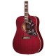 GIBSON HUMMINGBIRD SPECIAL SATIN WINE RED