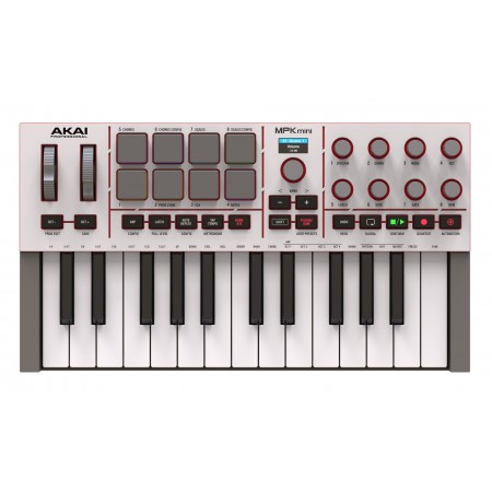 Akai MPK Mini IV Blanco/Gris
