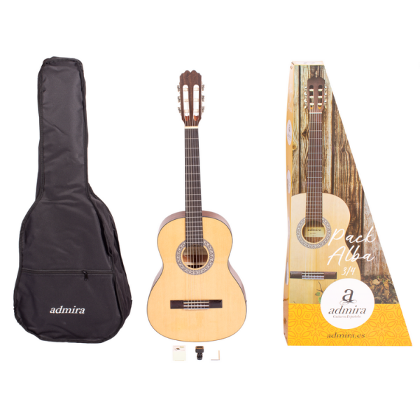 ADMIRA ALBA 3/4 CON FUNDA Y AFINADOR