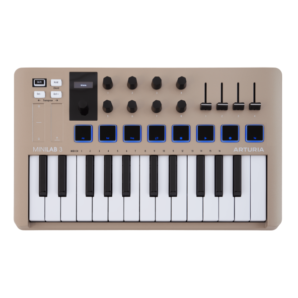 ARTURIA MINILAB 3 CHAMPAGNE