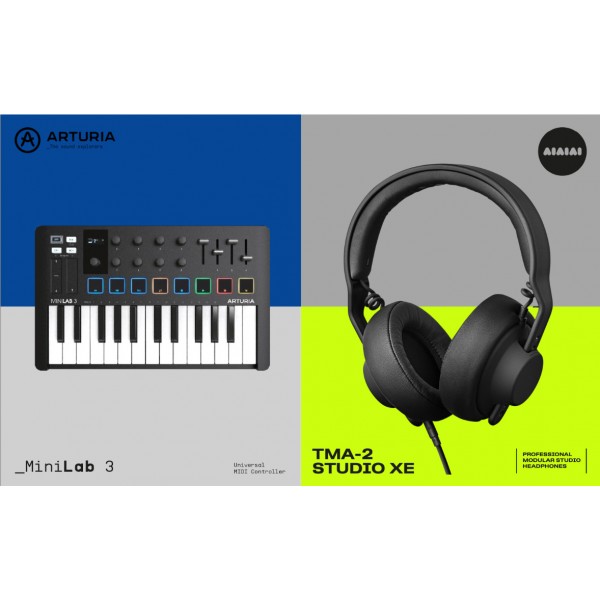 AIAIAI TMA-2 STUDIO XE & MINILAB 3 BLACK BUNDLE AIAIAI TMA-2 STUDIO XE & MINILAB 3 BLACK BUNDLE