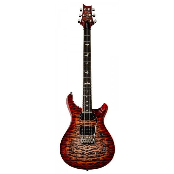 PRS GUITARS SE CUSTOM 24-08 QUILT CHARCOAL CHERRY BURST