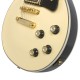 EPIPHONE LES PAUL CUSTOM ANTIQUE IVORY BLACK BACK