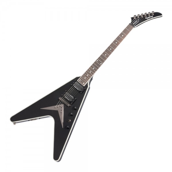EPIPHONE DAVE MUSTAINE FLYING V CUSTOM BLACK METALLIC