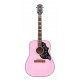EPIPHONE HUMMINGBIRD STUDIO SOLID TOP PINK EPIPHONE HUMMINGBIRD STUDIO SOLID TOP PINK