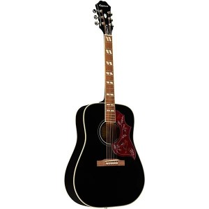 EPIPHONE HUMMINGBIRD STUDIO SOLID TOP EBONY