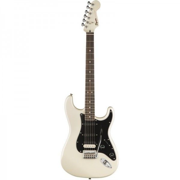 SQUIER STRATO CONTEMPORARY HSS PEARL WHITE RW front