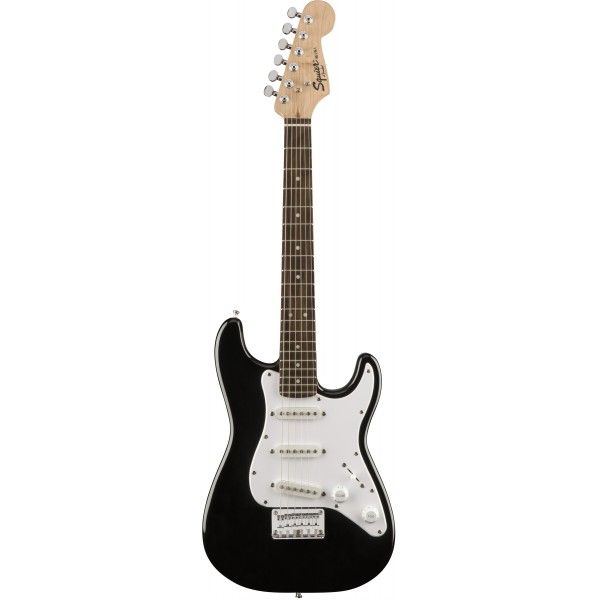 SQUIER MINI STRATOCASTER V2 NEGRA front