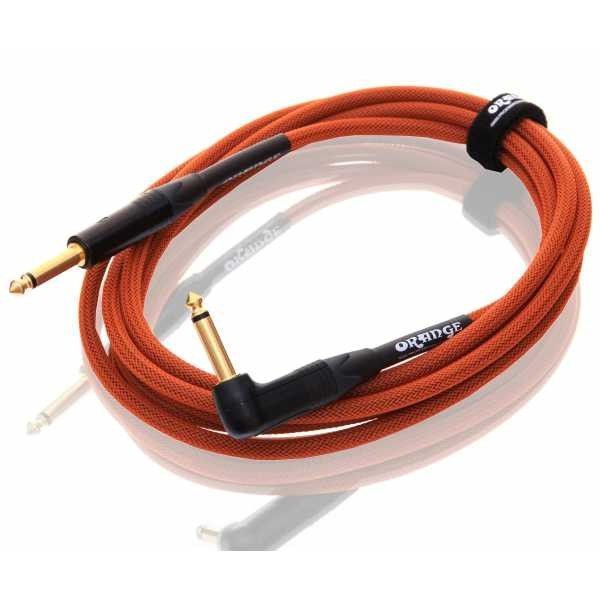 ORANGE CABLE INSTRUMENTO 3M ACODADO NARANJA