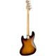 FENDER PLAYER JAZZ BASS FRETLESS PF SUNBURST back