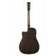 ART LUTHERIE AMERICANA Q1T CW FADED BLACK back