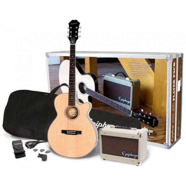 EPIPHONE PR-4E ACOUSTIC/ELECTRIC PLAYER PACK