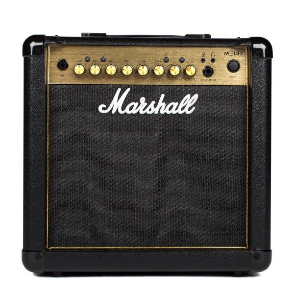 MARSHALL MG15FX GOLD front