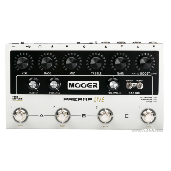 MOOER PREAMP LIVE front