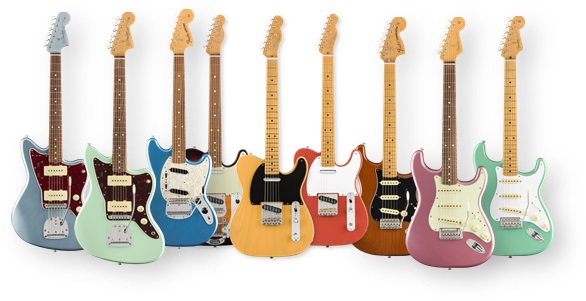 Guitarras eléctricas de la nueva serie Vintera de Fender