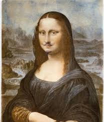 Gioconda con bigote” de Marcel Duchamp